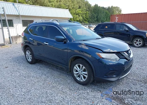 2016 Nissan Rogue Sv из США, поврежденный, VIN KNMAT2MT7GP656371
